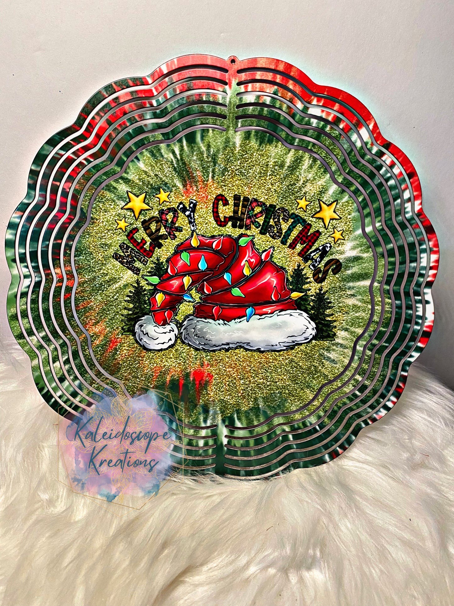 Christmas Hat Wind Spinner