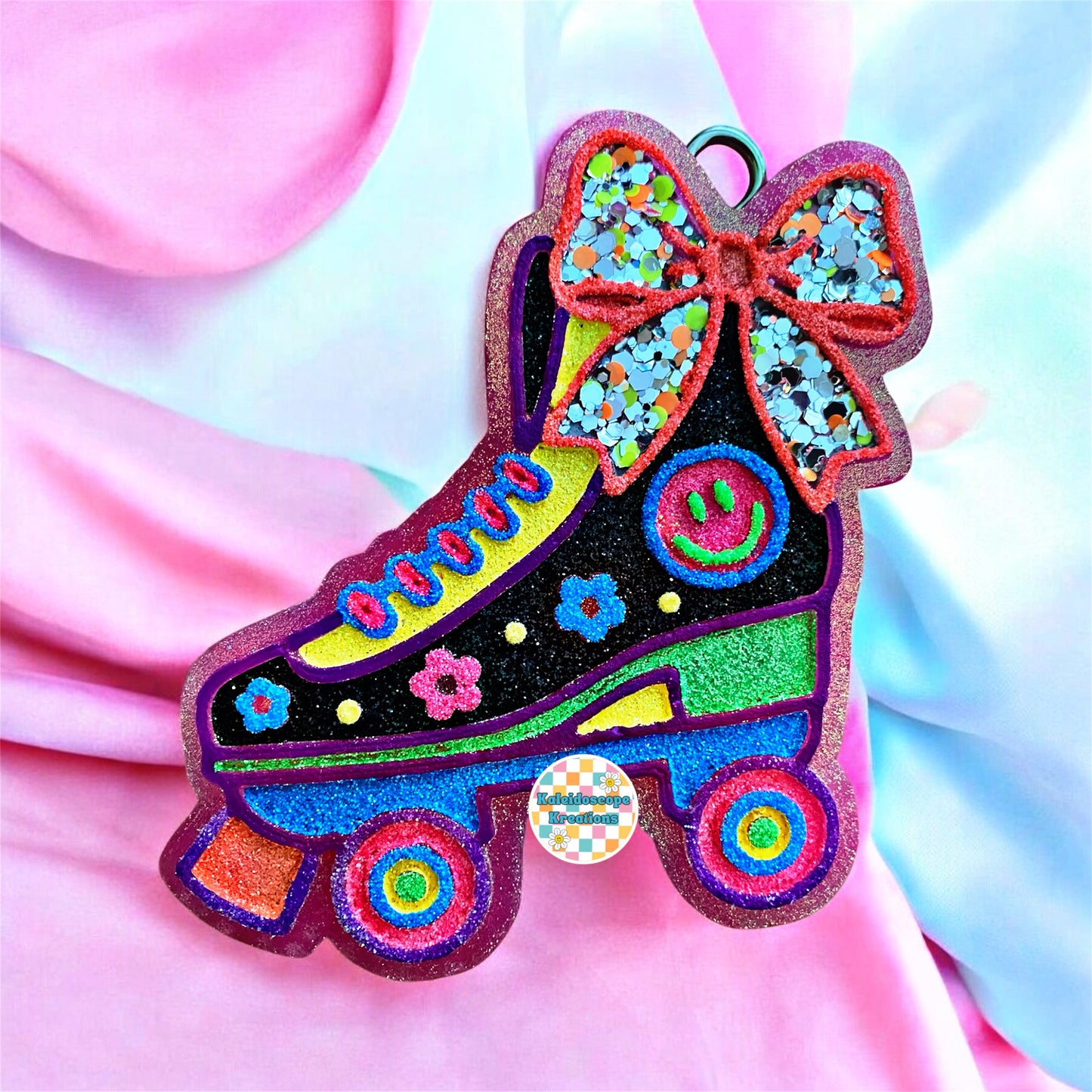 Roller Skate w/Bow Car Freshener