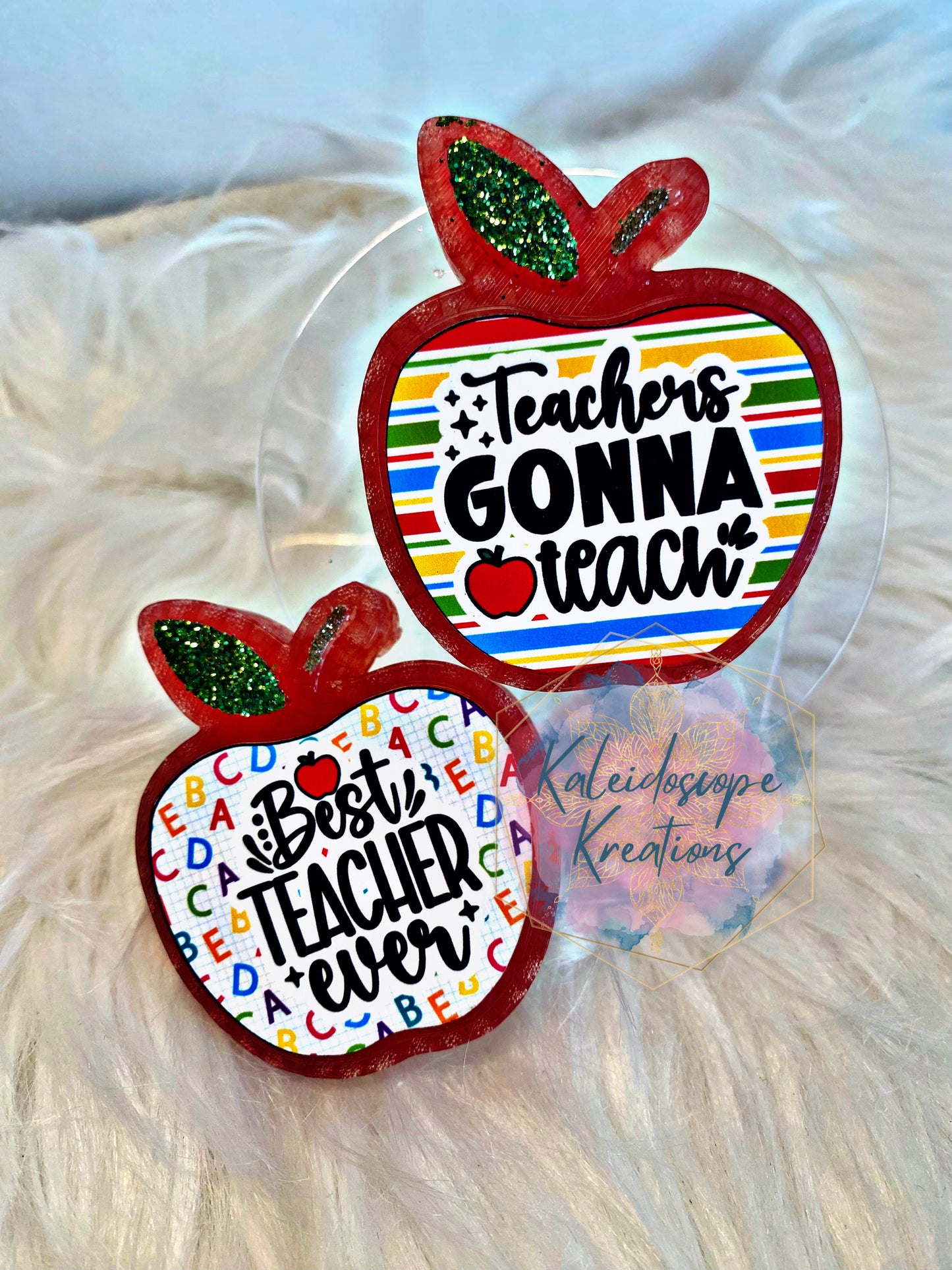 Teacher Apple Cardstock Vent Fresheners