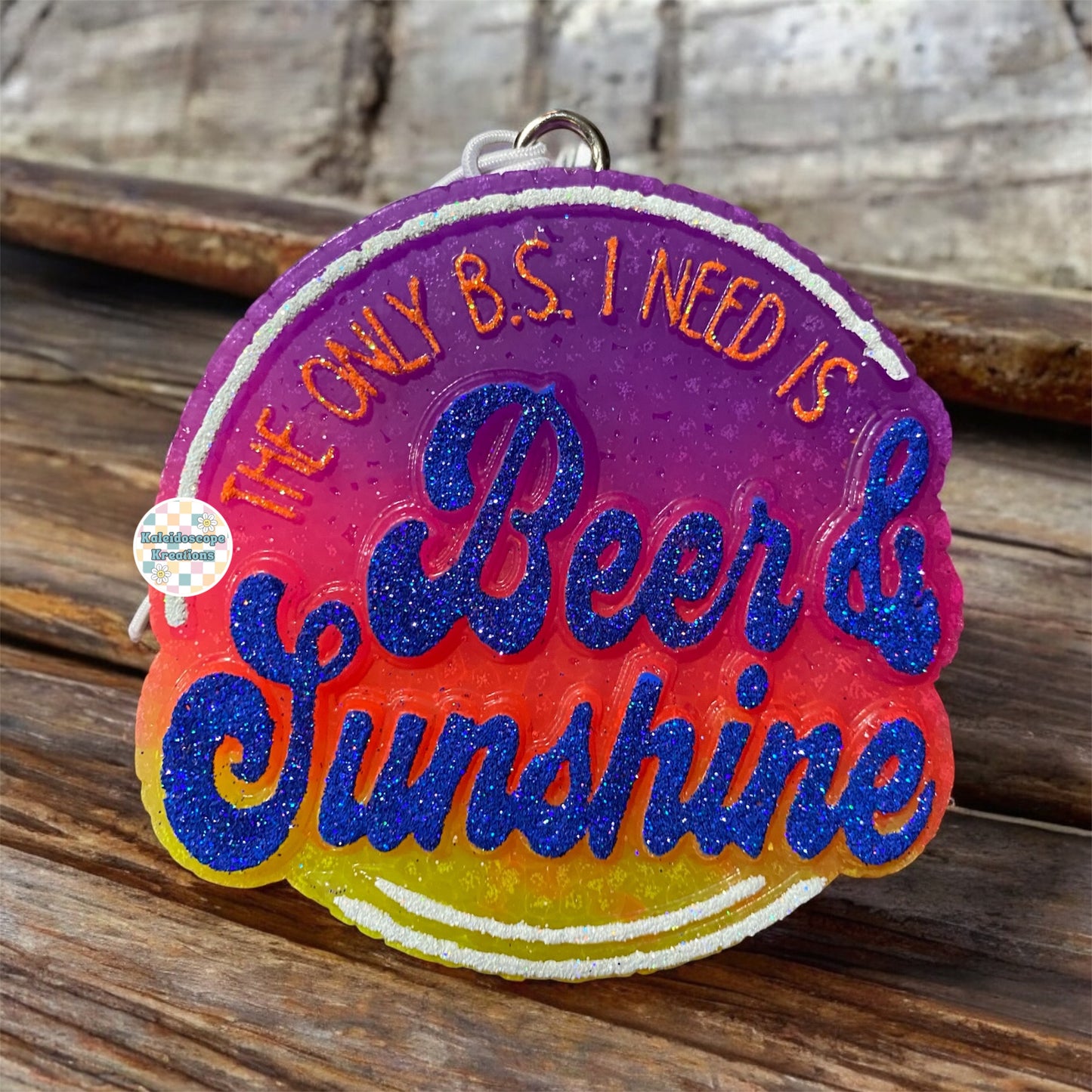 Beer and Sunshine Car Freshener