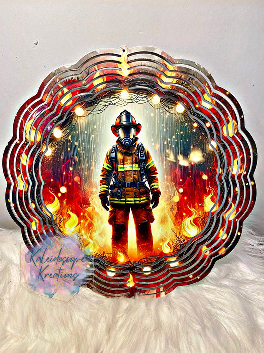 Fireman Wind Spinner