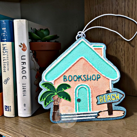 Beach, Bookshop, Car Freshener