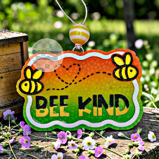 Bee Kind, Inspirational, Car Freshener