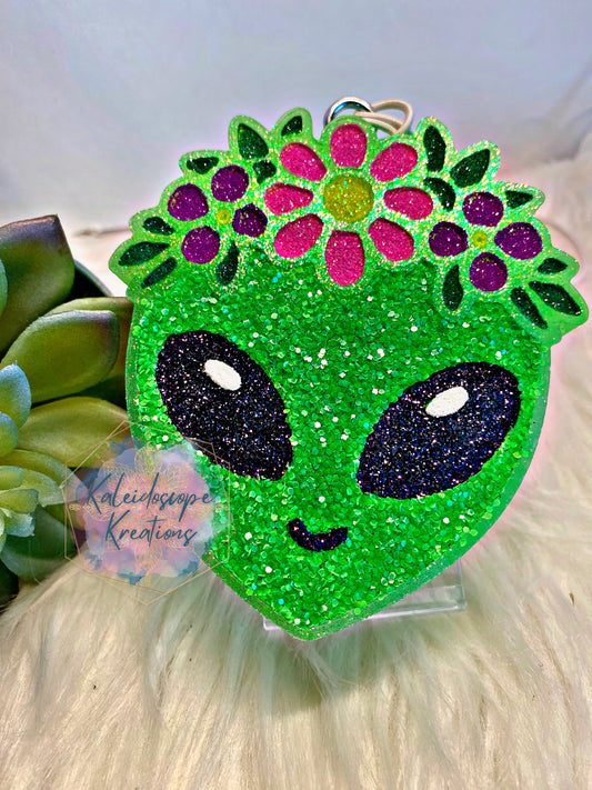 Glowing Alien Floral Freshener