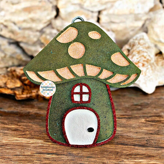 Mushroom House Car Freshener