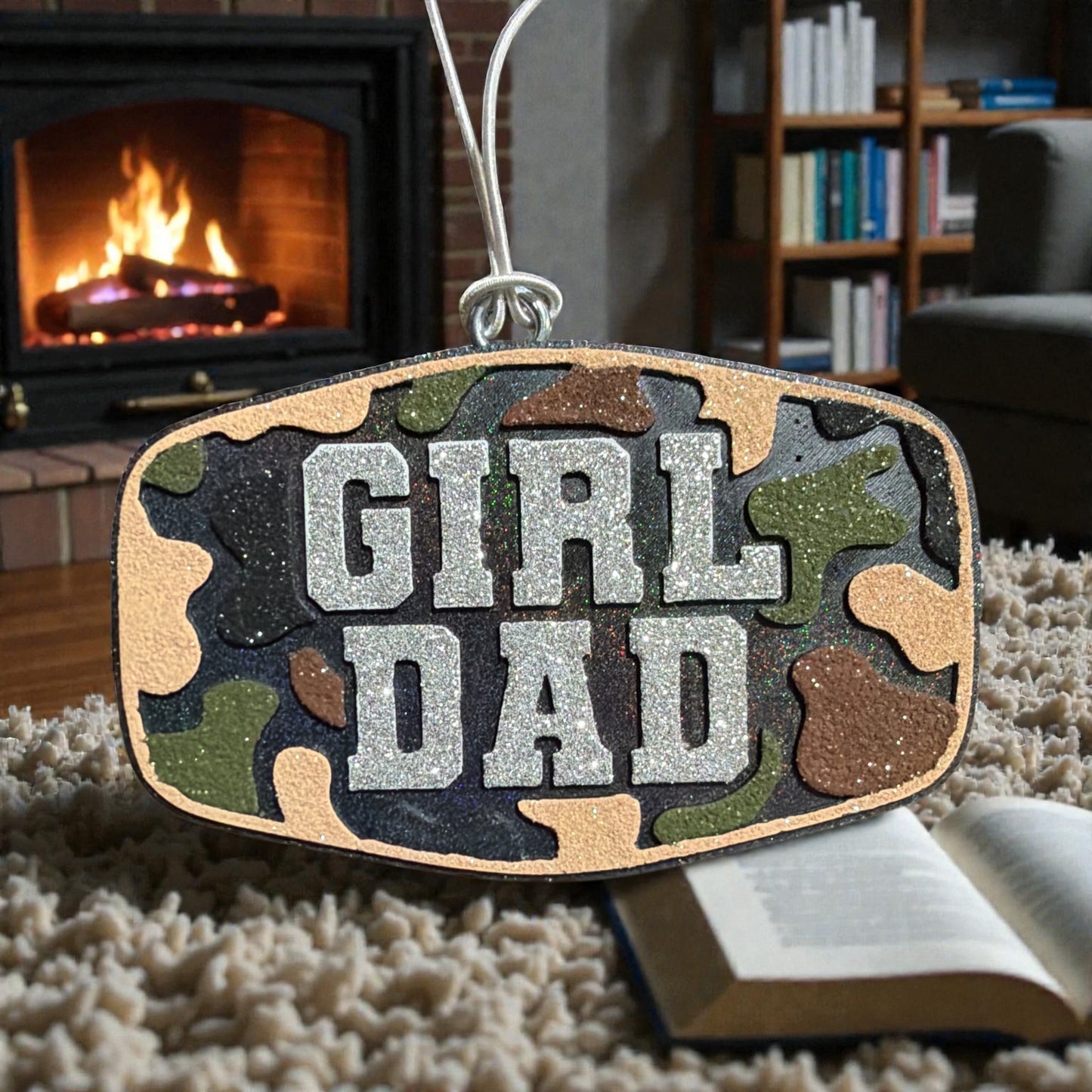 Girl Dad Camo Car Freshener