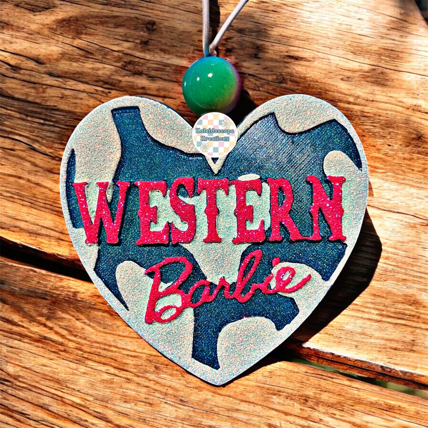 Western Pink Girl Car Freshener