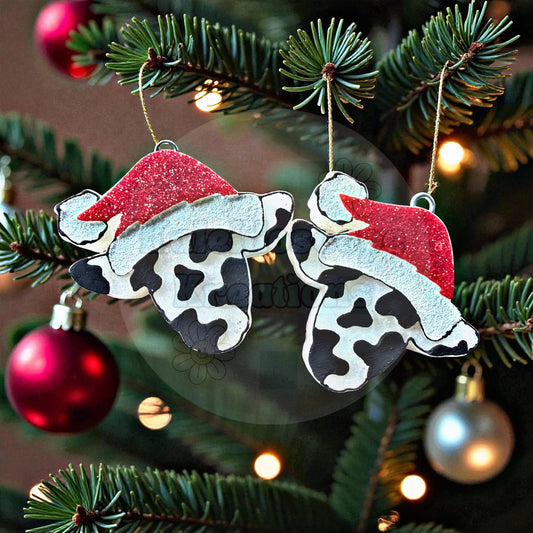 Santa Hat Cow Head Vent Car Freshener