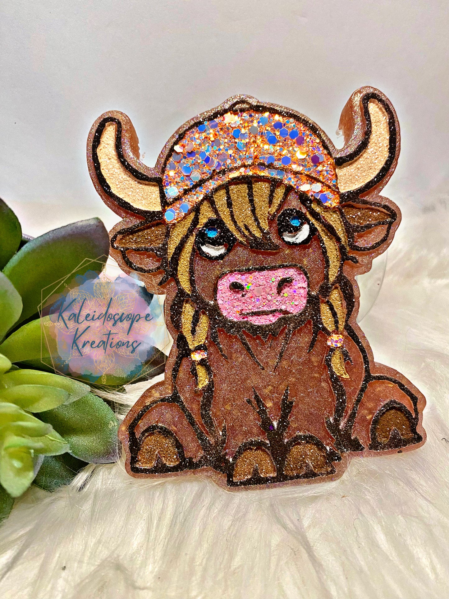 Highland Cow w/Cap Freshener