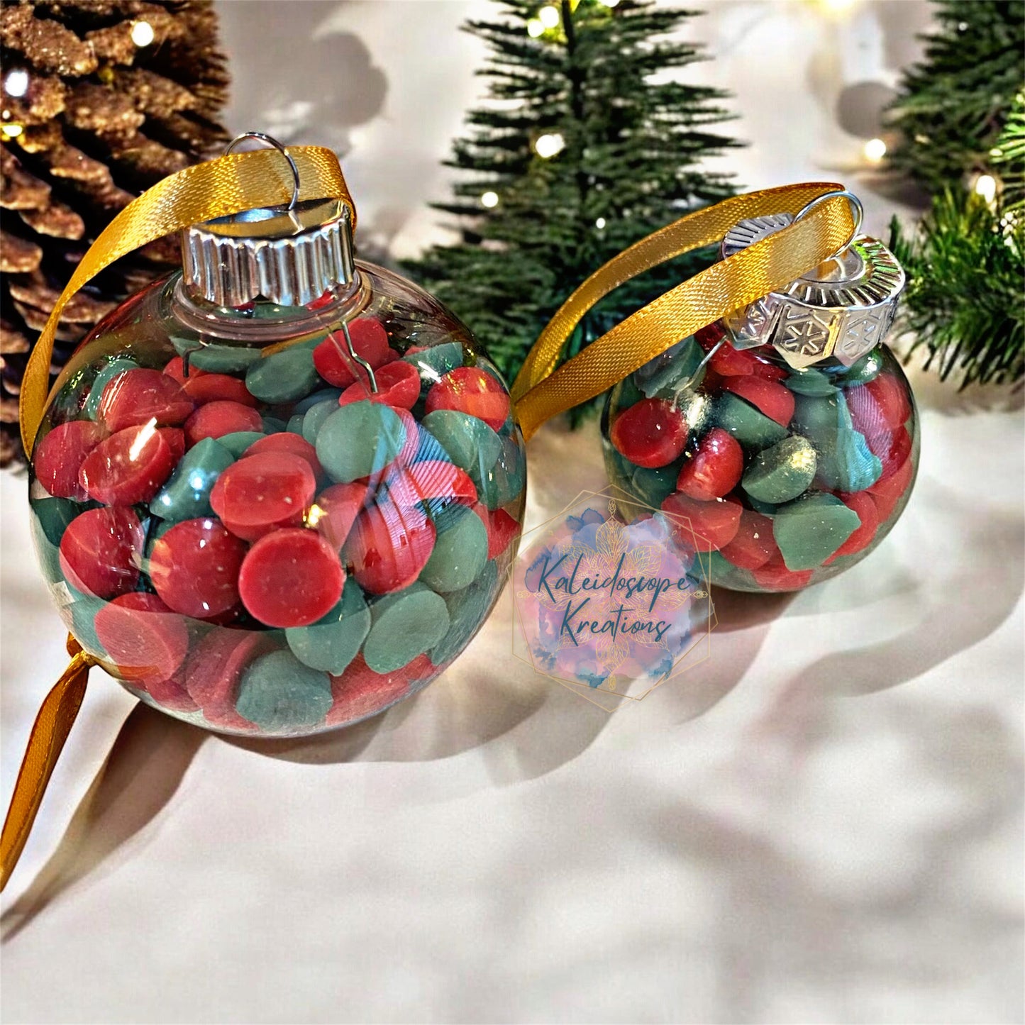 Gingerbread Filled Ornament with wax Scoopies