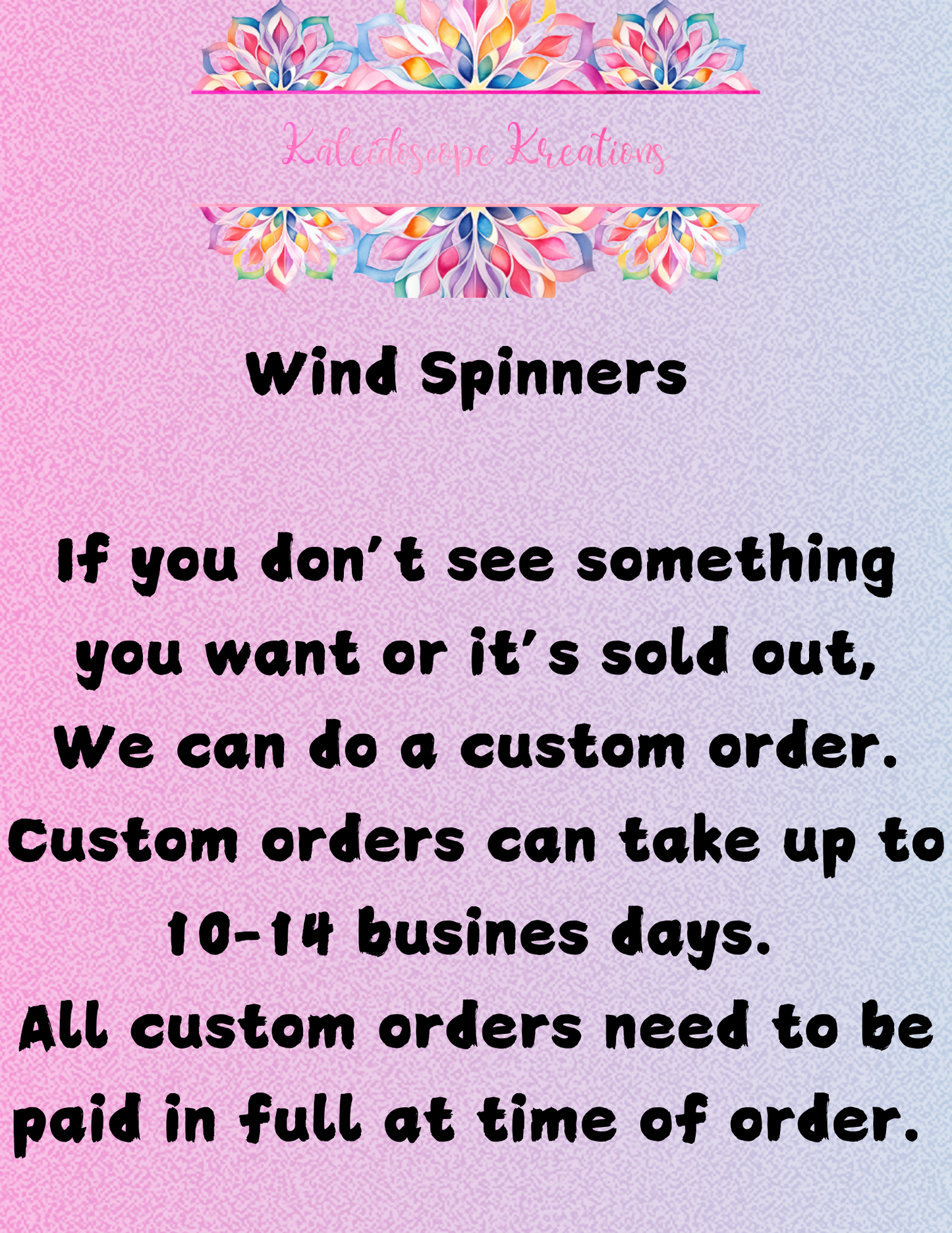 Wind Spinners 2Fer