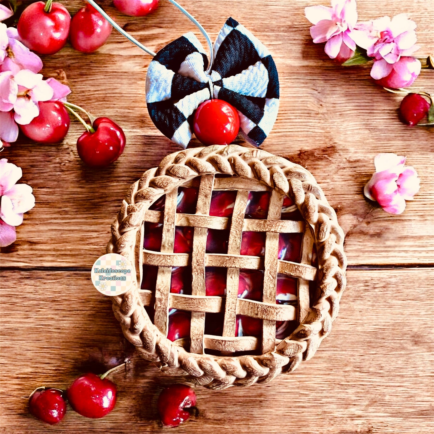 Cherry 3D Pie Car Freshener