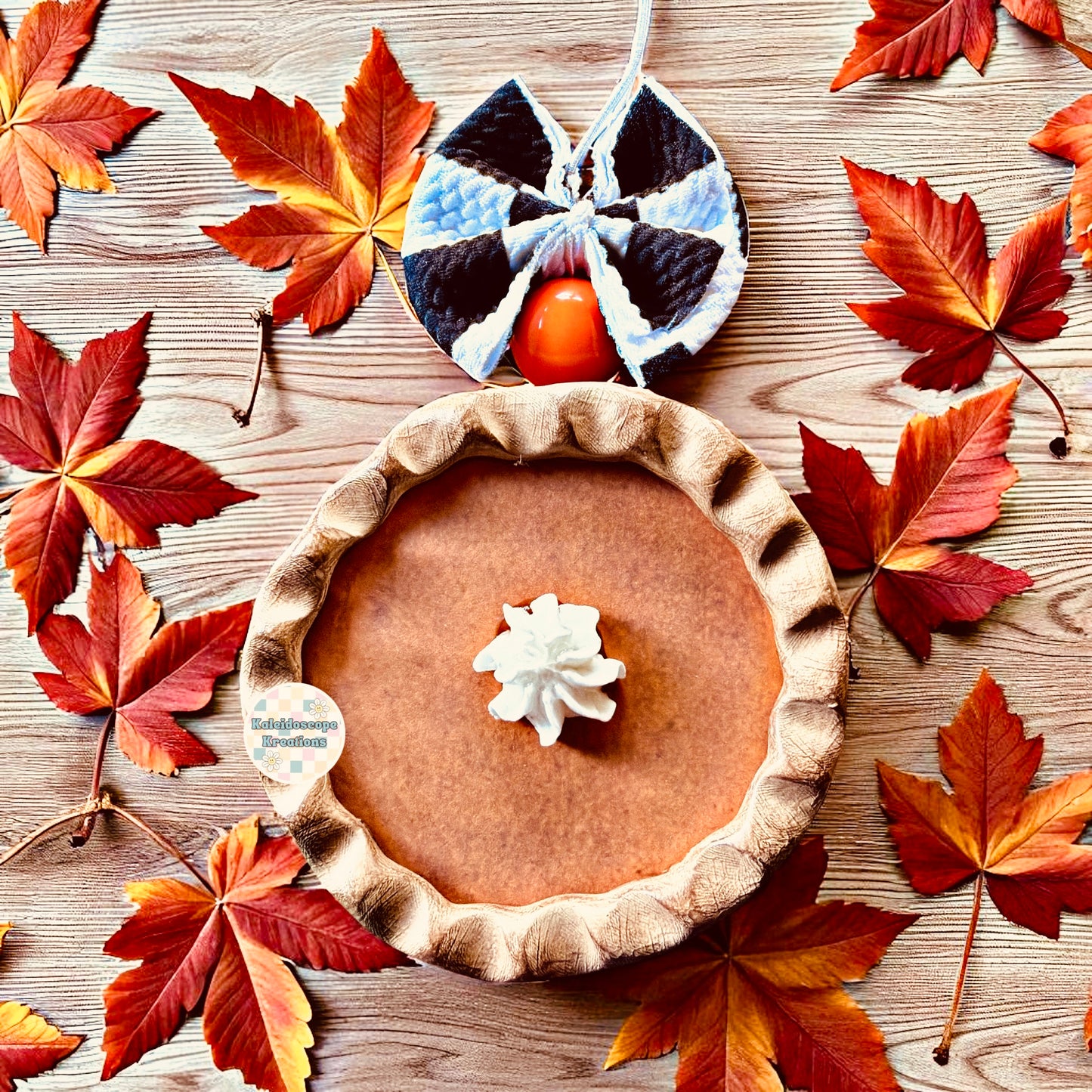 3D Pumpkin Pie Car Freshener