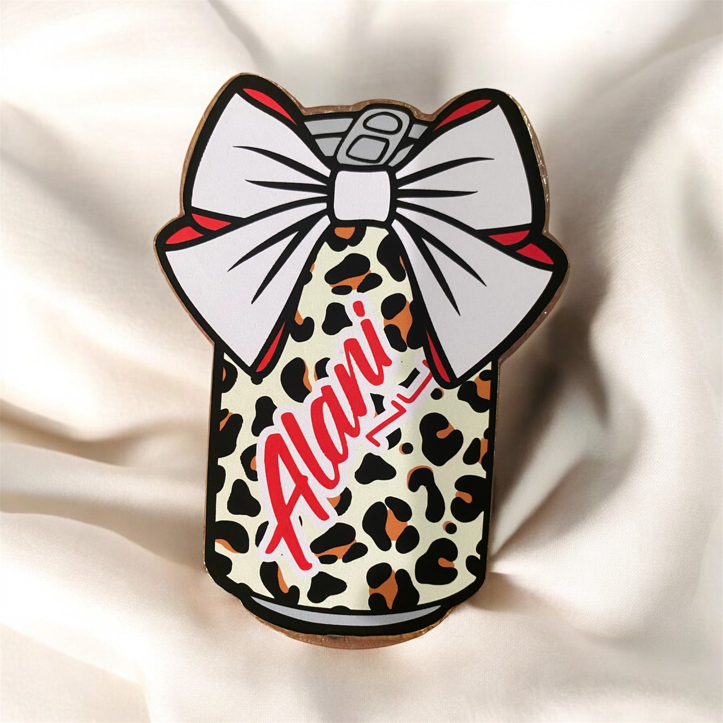 Bow Can Cardstock Car Freshener