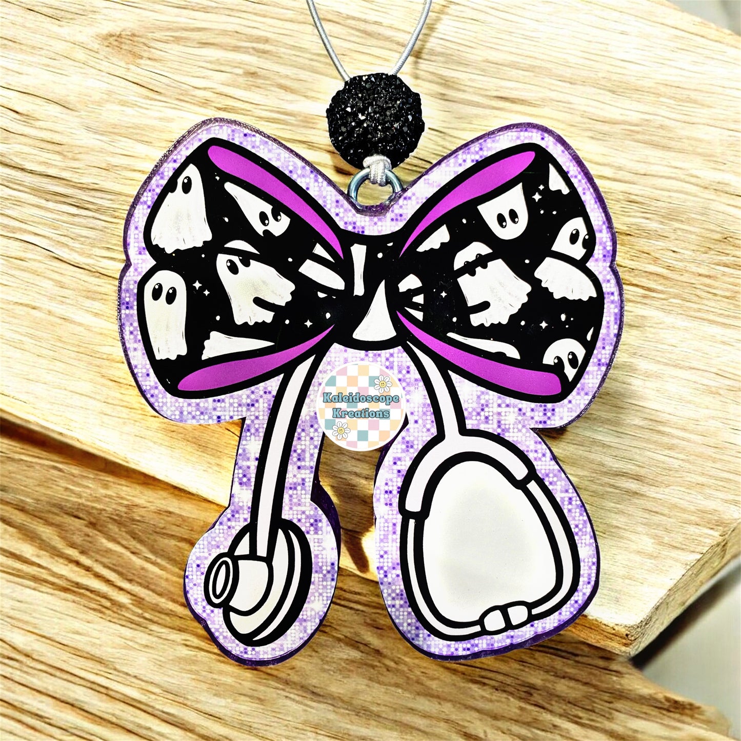 Halloween Cardstock Stethoscope Car Freshener