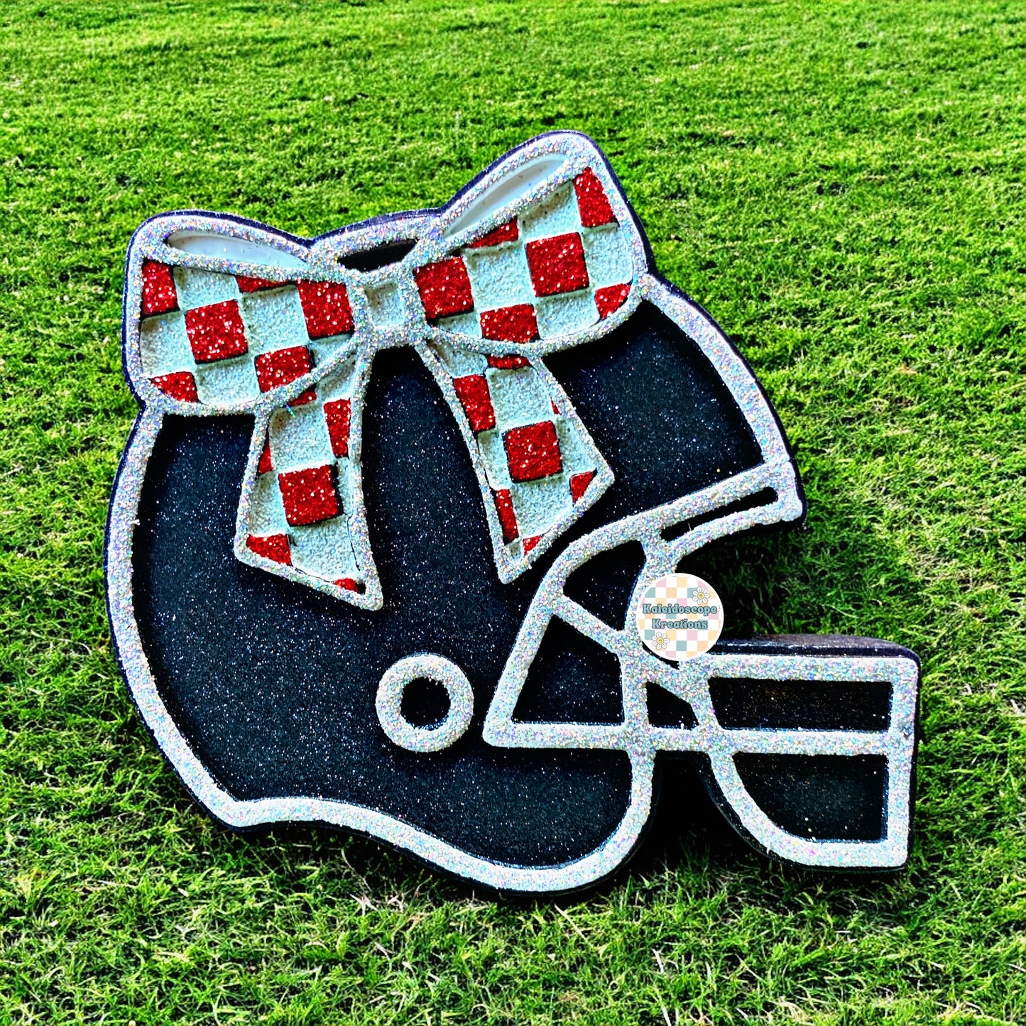 Football Helmet w/Bow Car Freshener