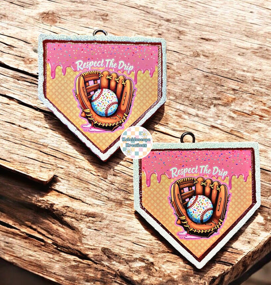Home plate Cardstock Vent Car Freshener