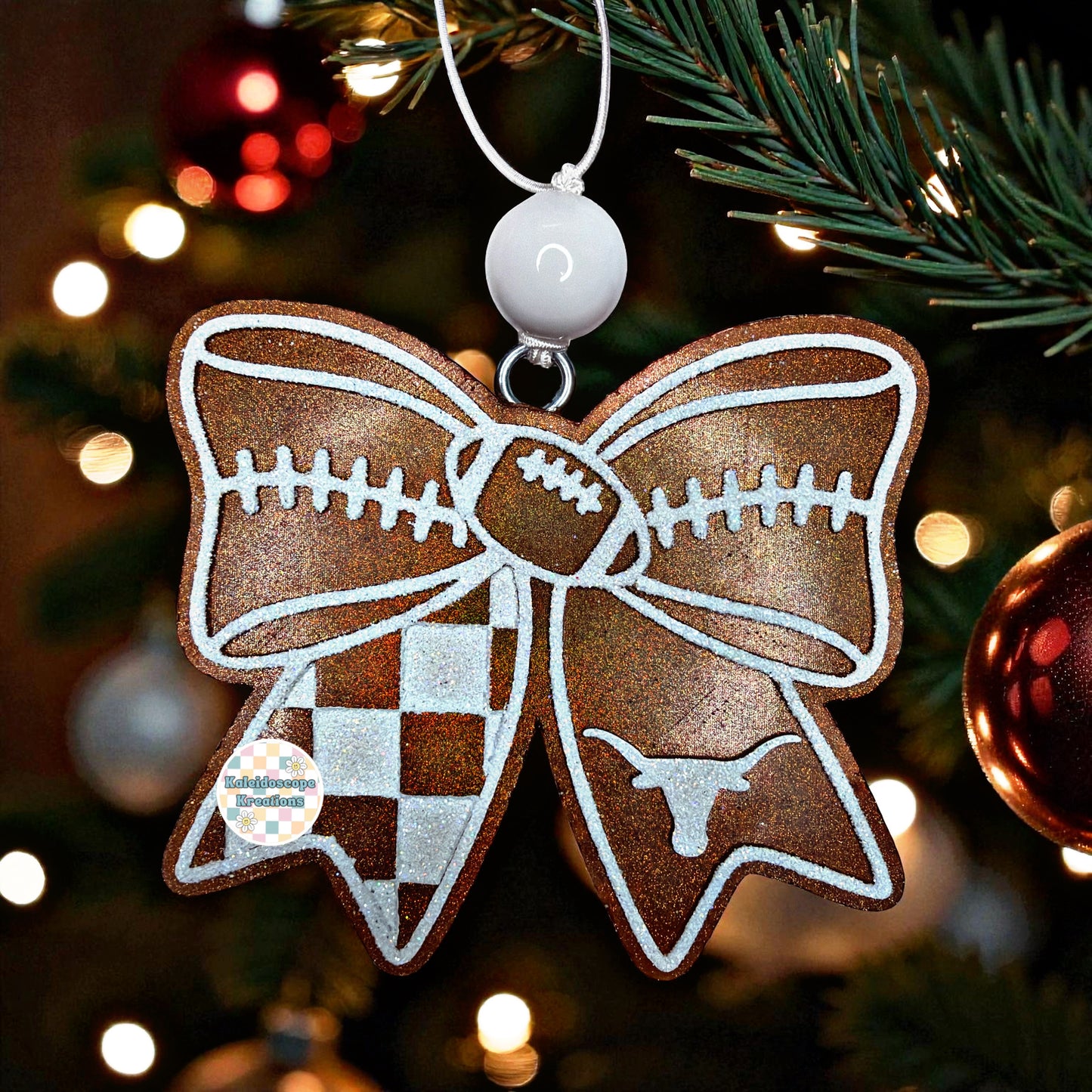 Football Bow Car Freshener