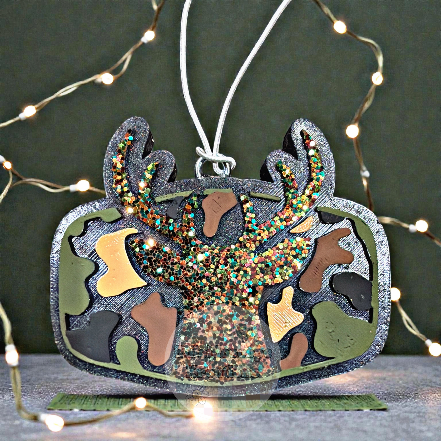 Camo Deer Mirror Car Freshener