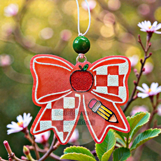 Teacher Bow Car Freshener