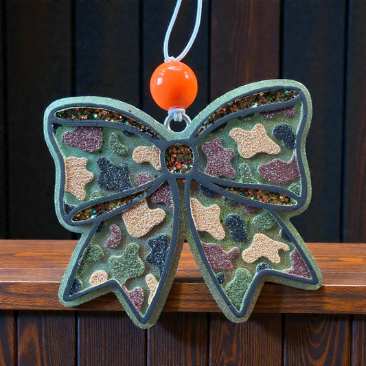Camo Bow Car Freshener