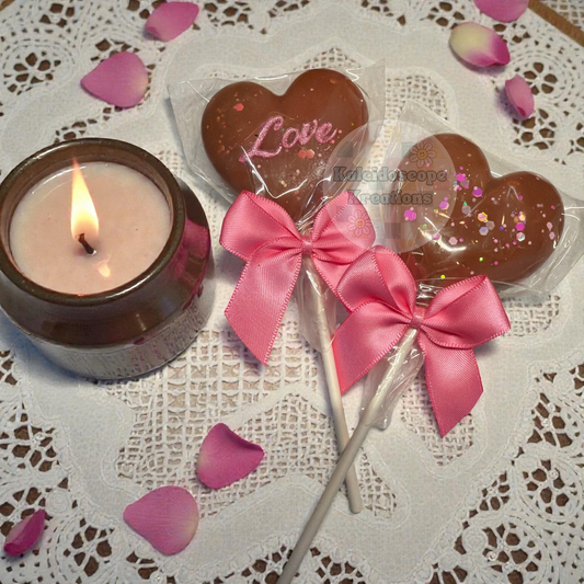Valentines Wax Melt Lollipops