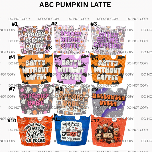 ABC PUMPKIN LATTE CARDSTOCK