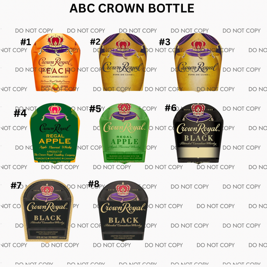ABC CROWN BOTTLE CARDSTOCK