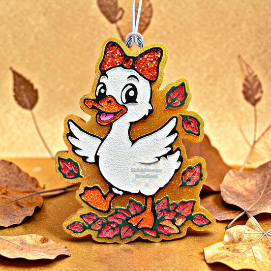 Goose, Leaves, Fall, Car Freshener