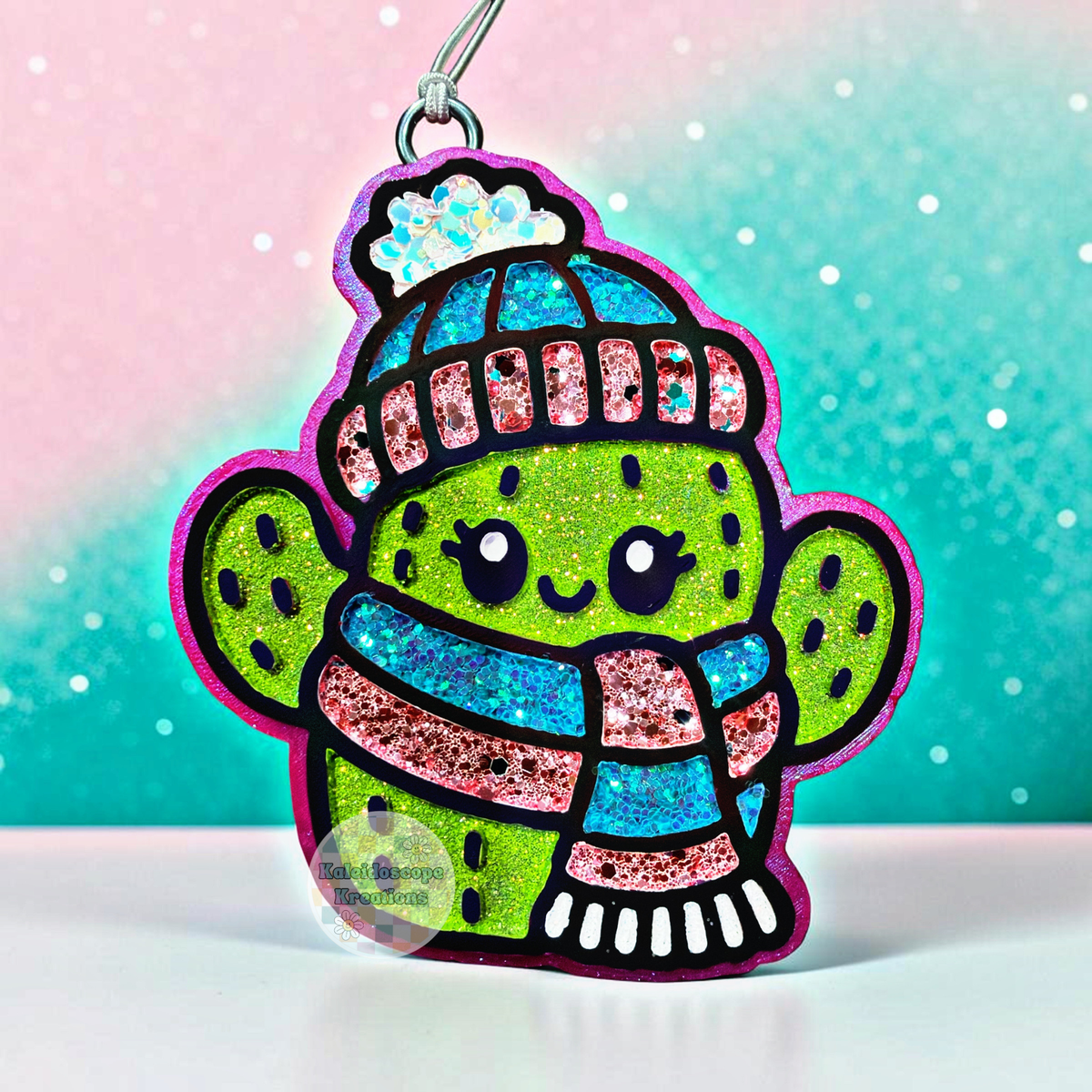 Winter, Cactus, Car Freshener