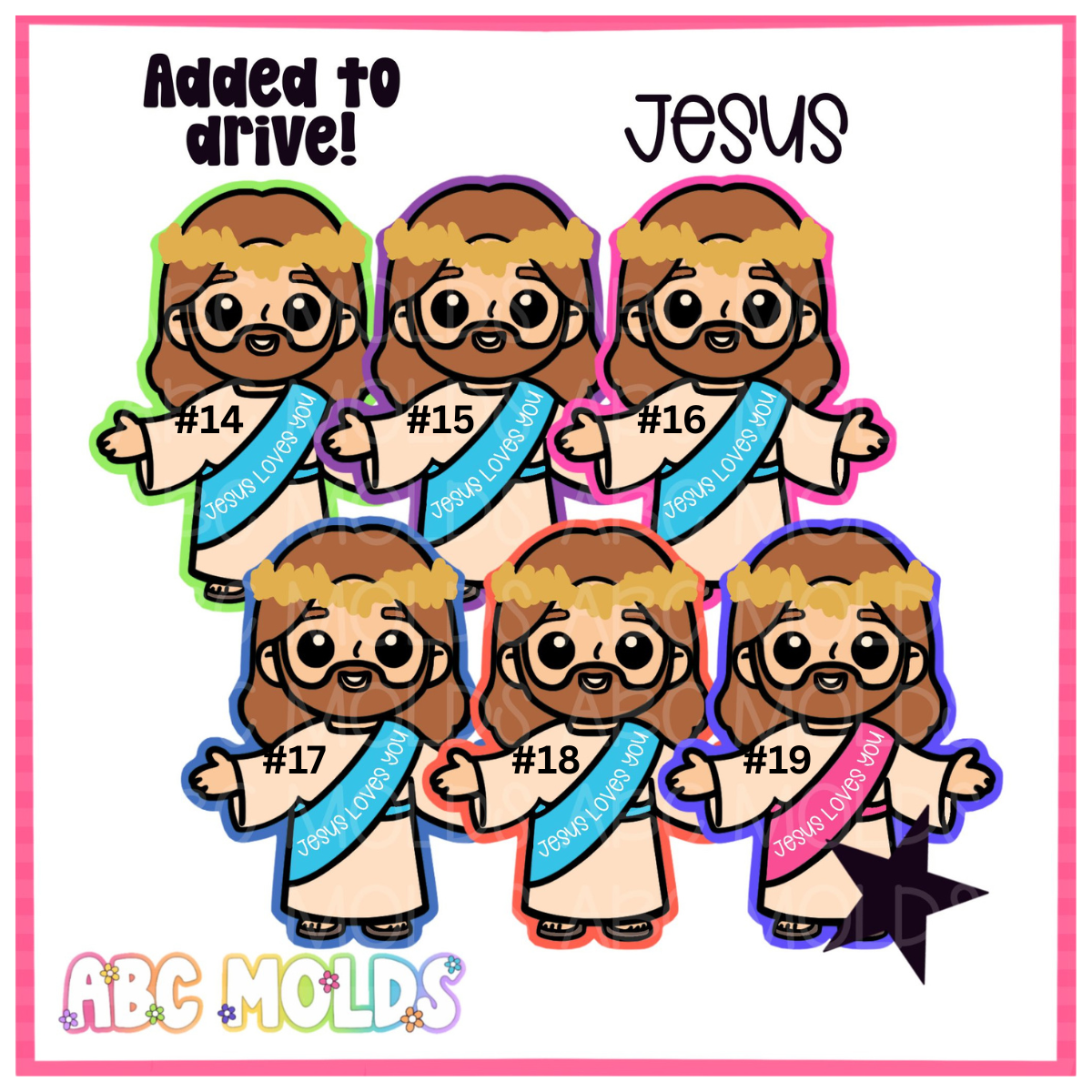 ABC Jesus Cardstock