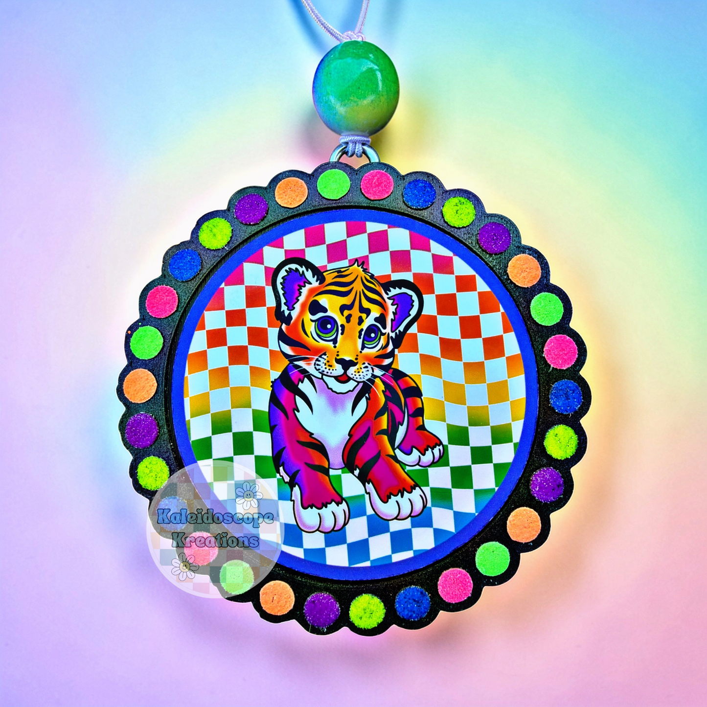 LF Tiger, Dots, Cardstock Car Freshener