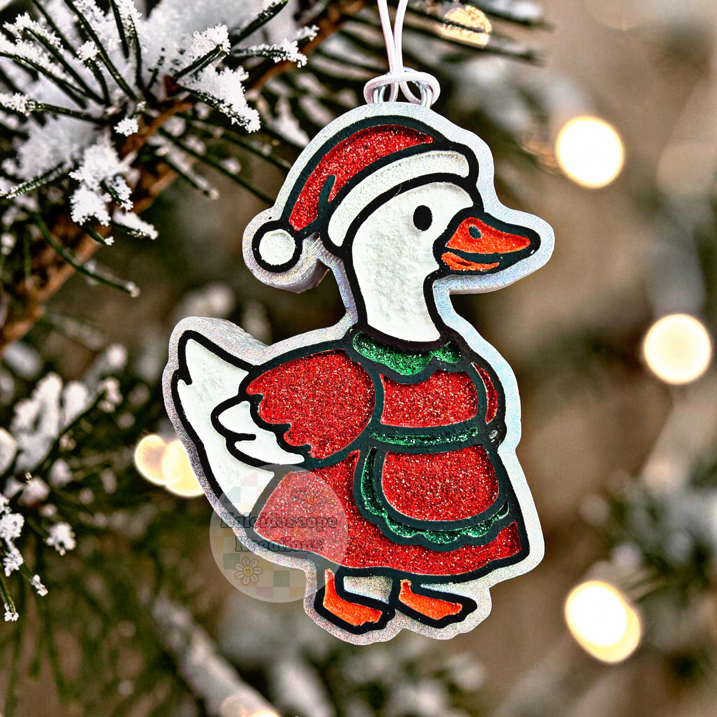 Goose, Mrs. Clause, Christmas, Car Freshener