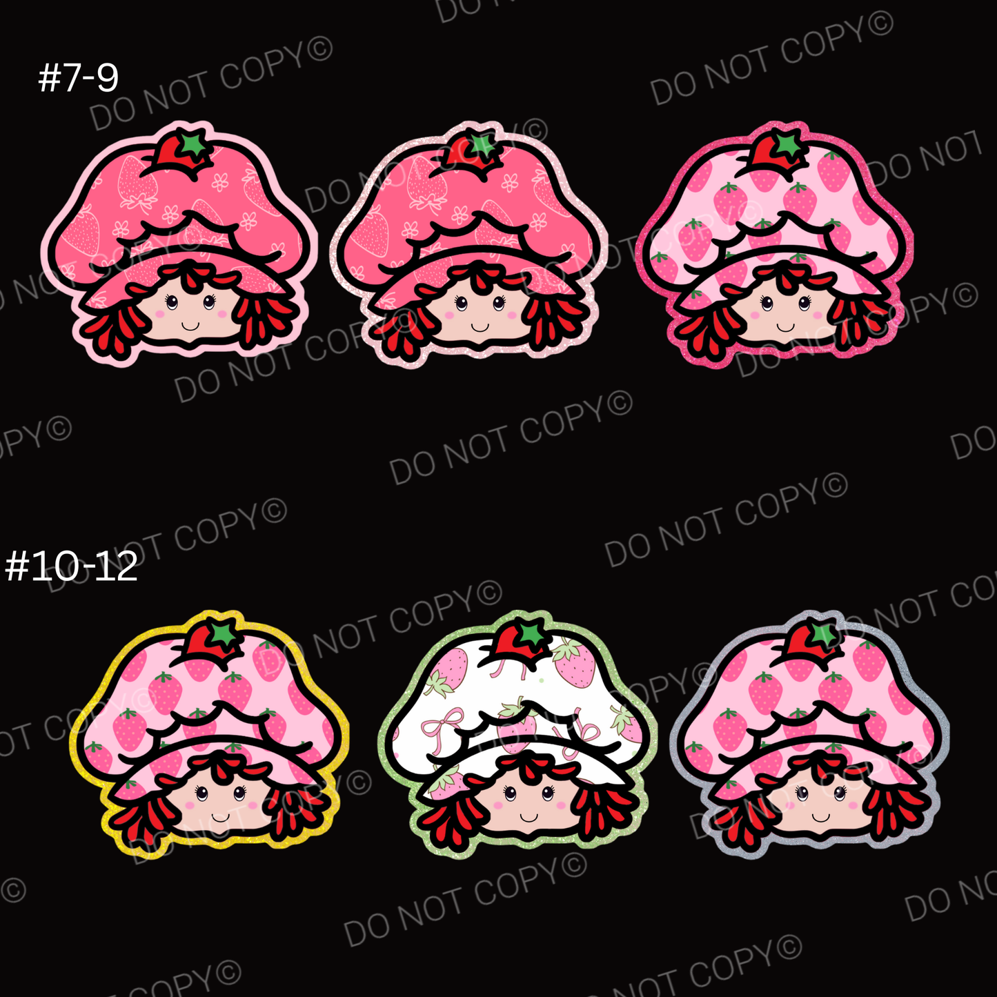 ABC Strawberry Short Cardstock