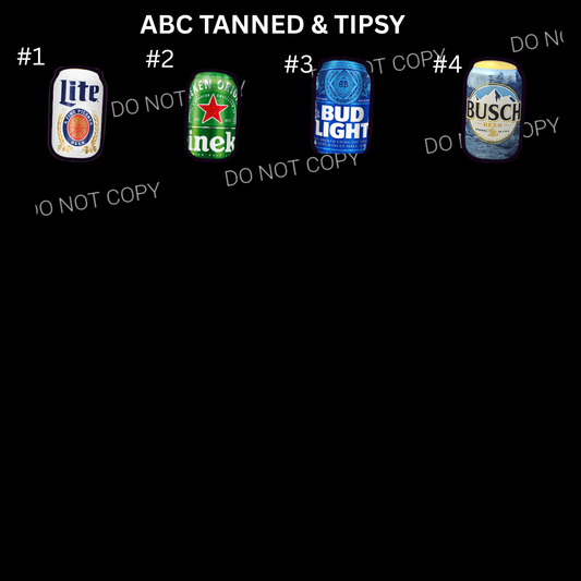 ABC Tanned and Tipsy Cardstock