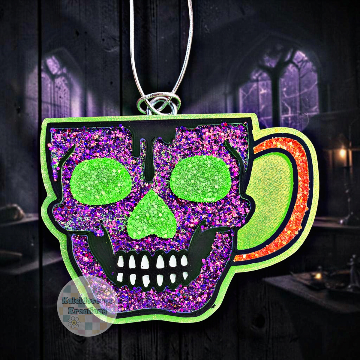 Skull Mug Car Freshener