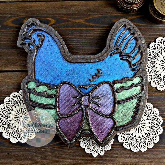 Hen In Basket, 3D, Car Freshener