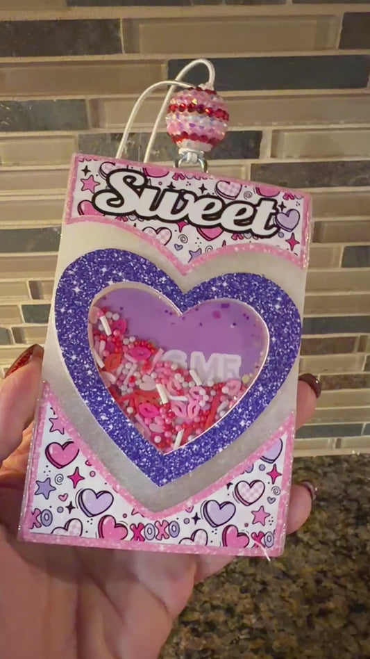 Sweethearts Valentine’s Shaker Box Car Freshener