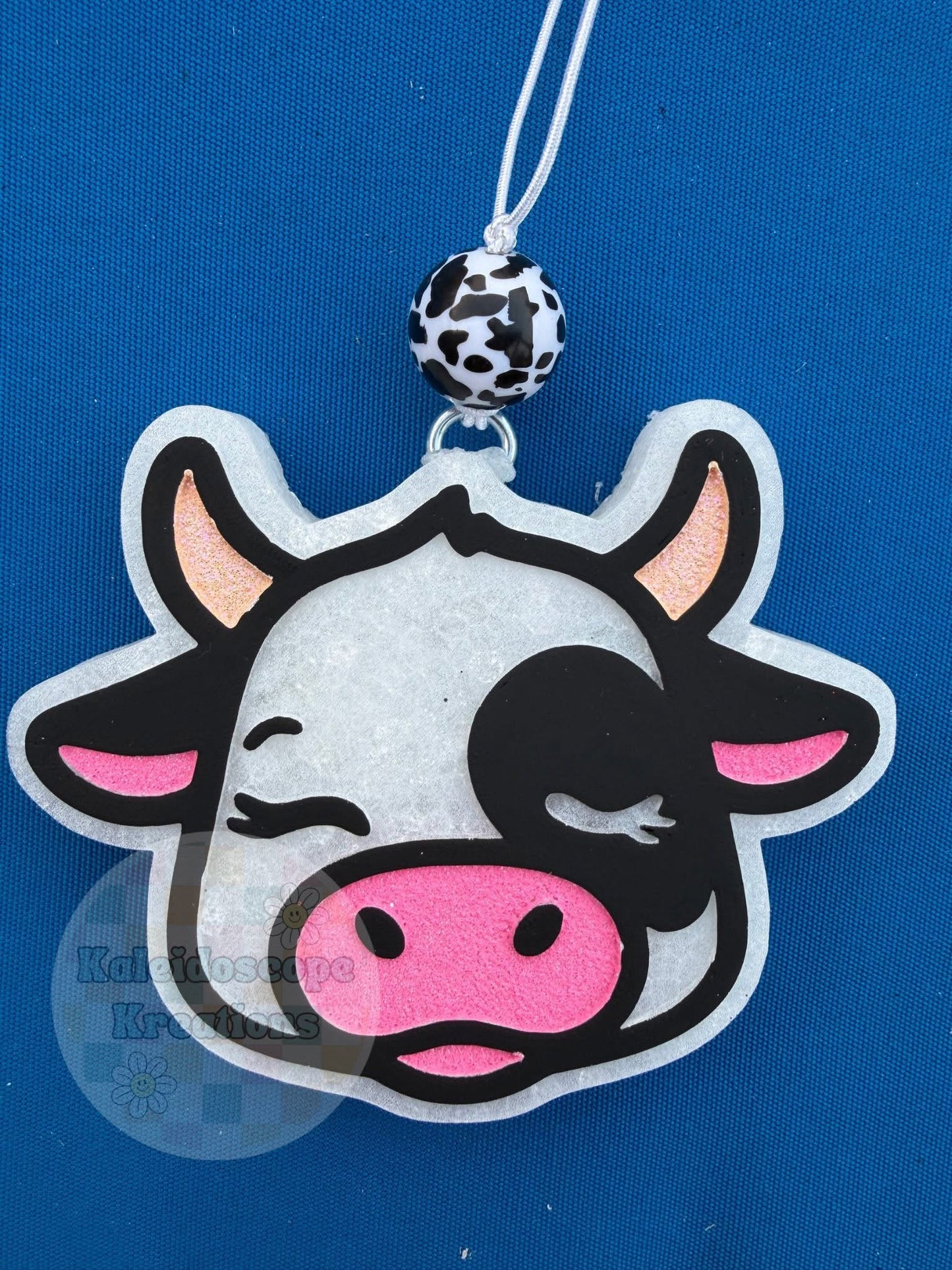 Winky, Cow w/no bow, Car Freshenr
